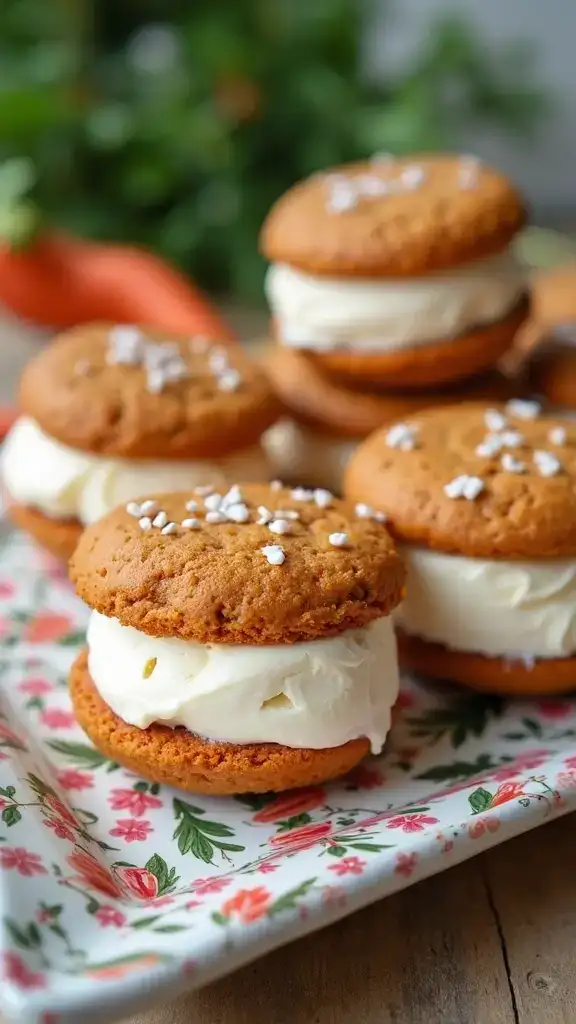 10 Carrot Cake Variations Perfect for Your Next Party (Guests Will Rave About #4!) - 10. Carrot Cake Ice Cream Sandwiches