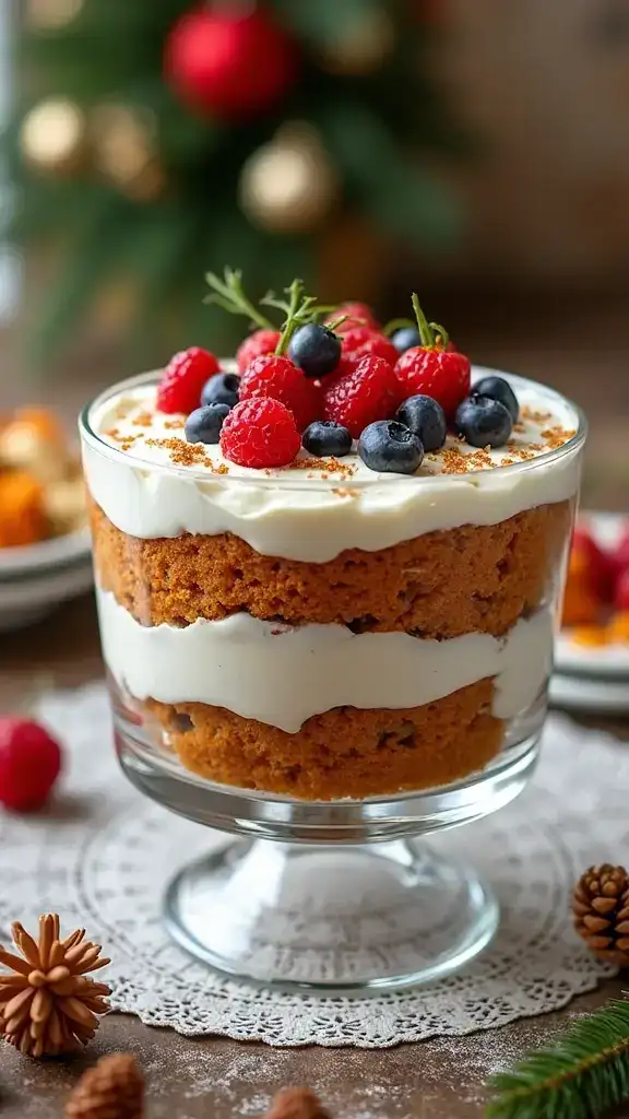 10 Carrot Cake Variations Perfect for Your Next Party (Guests Will Rave About #4!) - 5. Carrot Cake Trifle with Whipped Cream