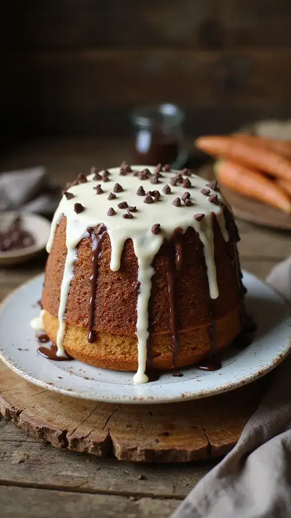 10 Carrot Cake Variations Perfect for Your Next Party (Guests Will Rave About #4!) - 9. Chocolate Chip Carrot Cake