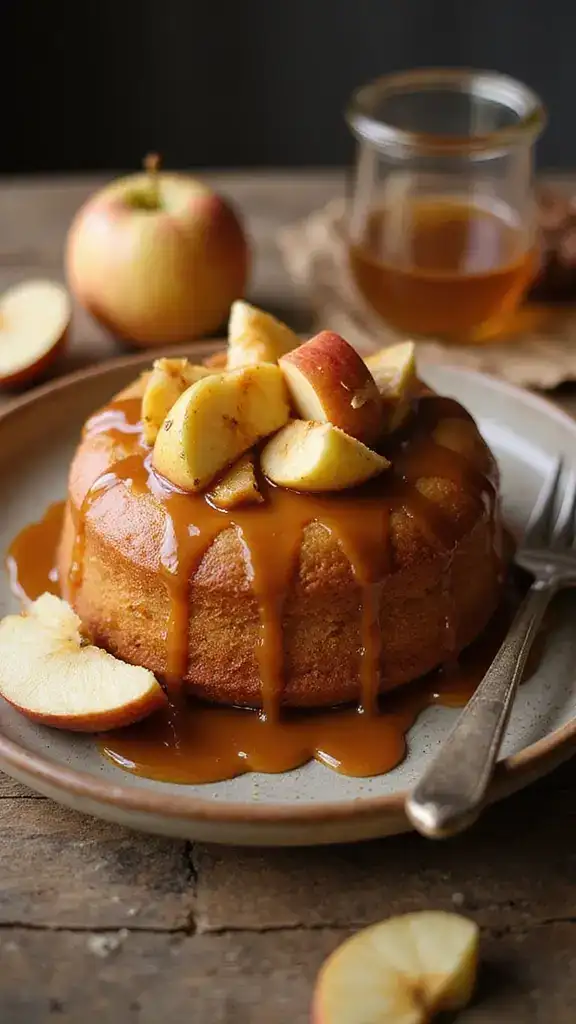 10 Easy Apple Cake Recipes That Will Make You the Star of Every Gathering! - 3. Caramel Apple Cake