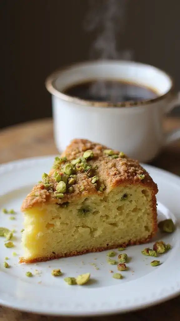 10 Flavor-Packed Pistachio Cakes You Won't Believe Are Homemade! - 6. Pistachio Coffee Cake