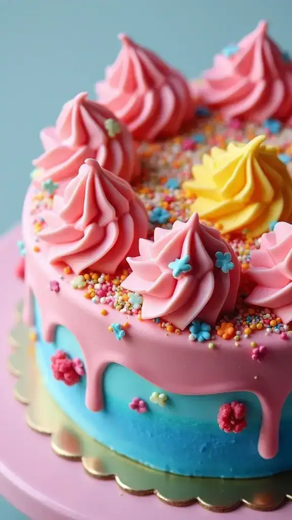 10 Mind-Blowing Bento Cake Designs That'll Leave You Speechless! - 9. Bold Color Combos