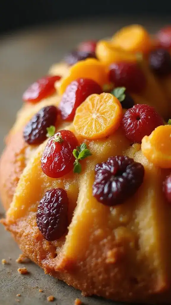 12 Festive Fruit Cake Decorations to Elevate Your Holiday Baking Game! - 1. Classic Candied Fruit Topping