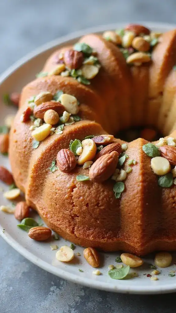 12 Festive Fruit Cake Decorations to Elevate Your Holiday Baking Game! - 4. Festive Nuts and Seeds