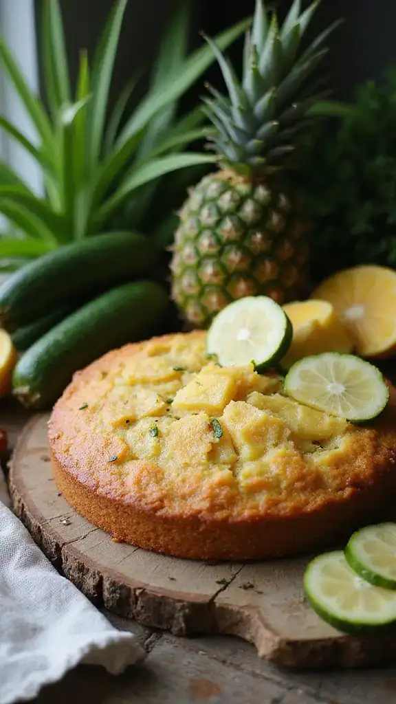 12 Fruity Pineapple Cake Recipes That Will Make Your Summer Sweet (Wait Until You Taste #8!) - 11. Pineapple Zucchini Cake