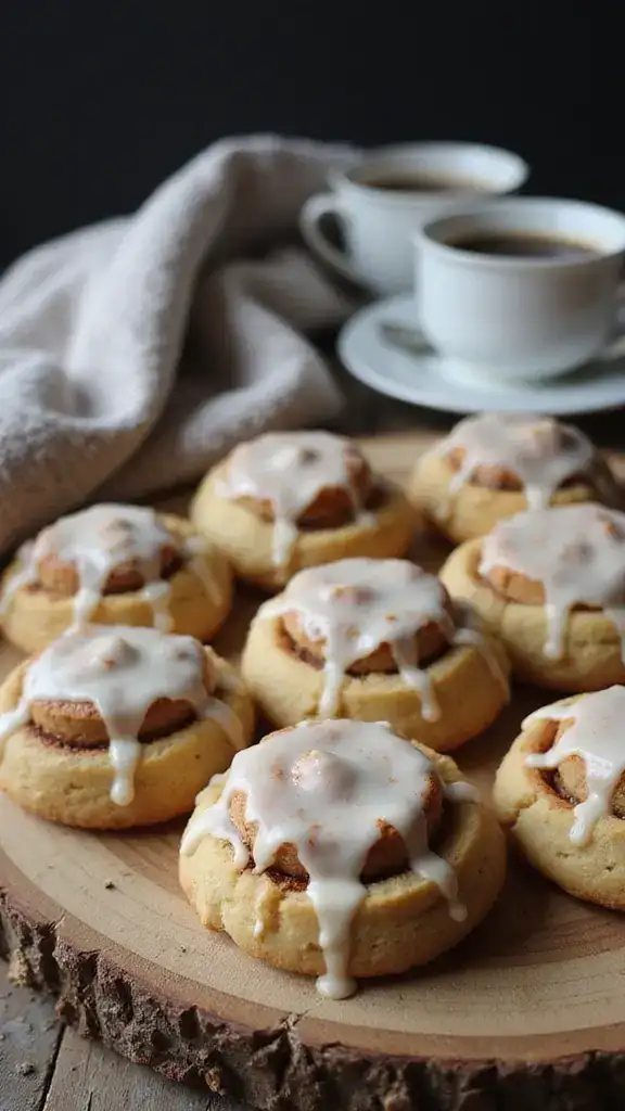 12 Irresistibly Easy Cake Mix Cookies That Will Make You the Star of Every Party! - 10. Cinnamon Roll Cake Mix Cookies