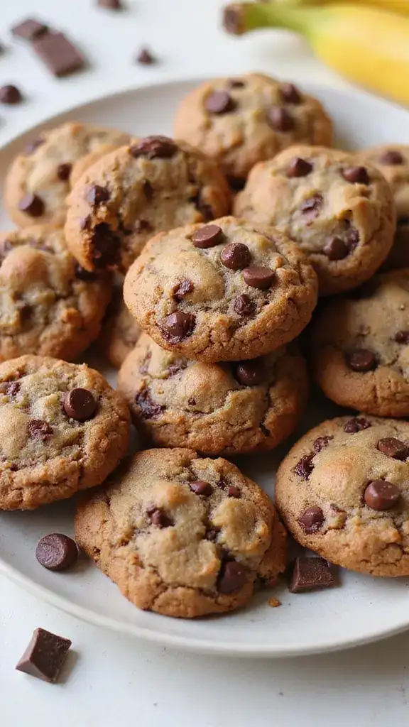 12 Irresistibly Easy Cake Mix Cookies That Will Make You the Star of Every Party! - 12. Choco-Banana Cake Mix Cookies
