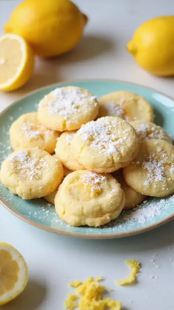 12 Irresistibly Easy Cake Mix Cookies That Will Make You the Star of Every Party! - 5. Lemon Cake Mix Cookies