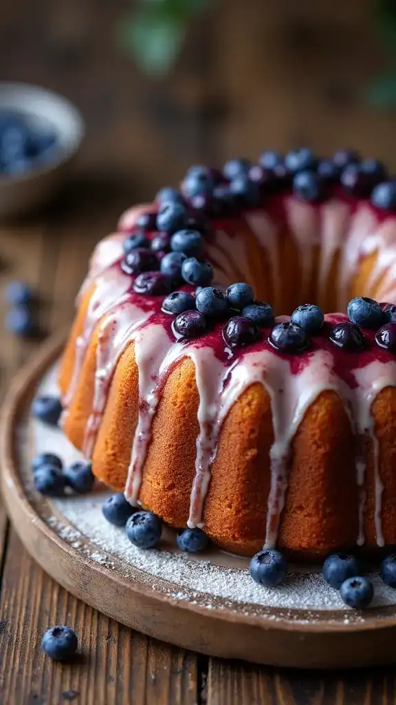 12 Show-Stopping Blueberry Cakes Perfect for Your Next Celebration! - 10. Blueberry Maple Cake