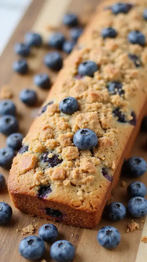 12 Show-Stopping Blueberry Cakes Perfect for Your Next Celebration! - 9. Blueberry Ginger Crumble Cake