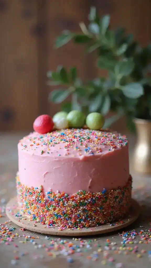 12 Small Cake Decoration Hacks That Will Transform Your Baking Game (You Won't Believe #5!) - 6. Sprinkles Galore