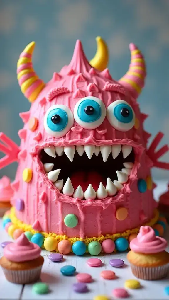 14 Comedic Ugly Cake Creations That'll Make Your Guests LOL! (Especially #11!) - 3. The Monster Cake