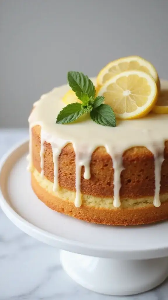14 Delicious Vegan Lemon Cake Recipes That Even Non-Vegans Will Love! - 1. Classic Vegan Lemon Cake