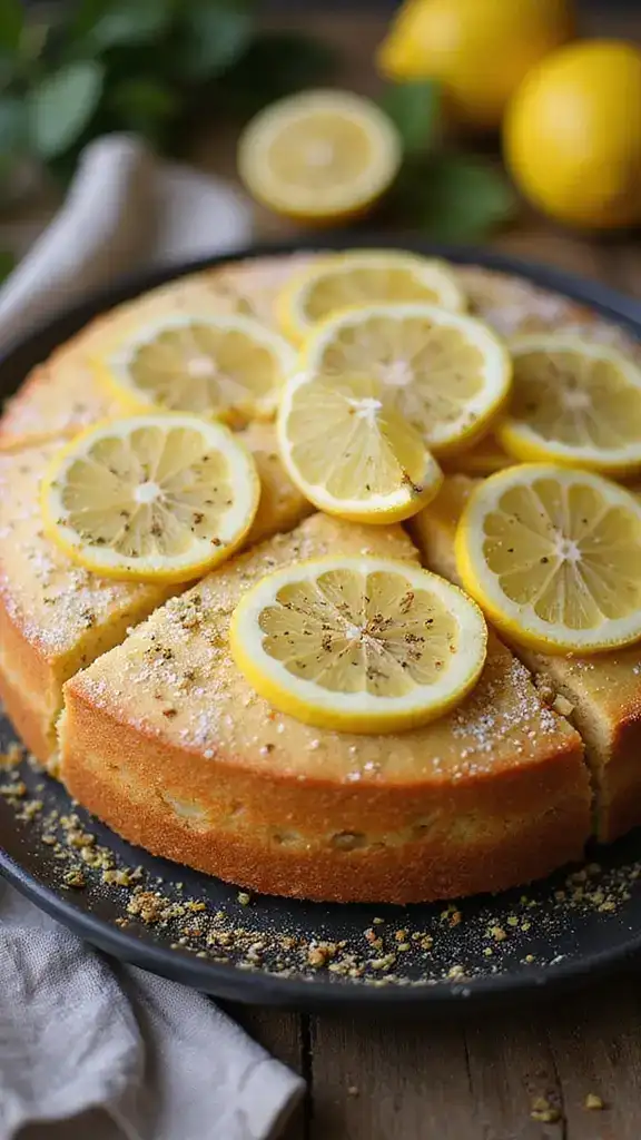14 Delicious Vegan Lemon Cake Recipes That Even Non-Vegans Will Love! - 14. Vegan Lemon Cardamom Cake