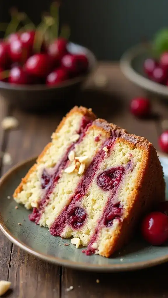 14 Unique Cherry Cake Variations That Will Blow Your Mind! - 1. Classic Cherry Almond Cake