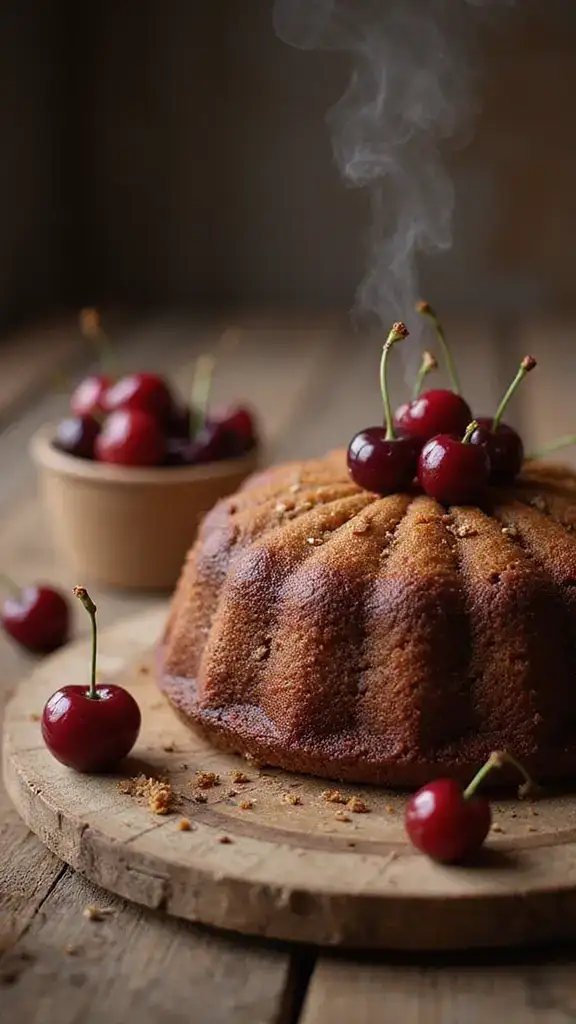 14 Unique Cherry Cake Variations That Will Blow Your Mind! - 13. Cherry Gingerbread Cake