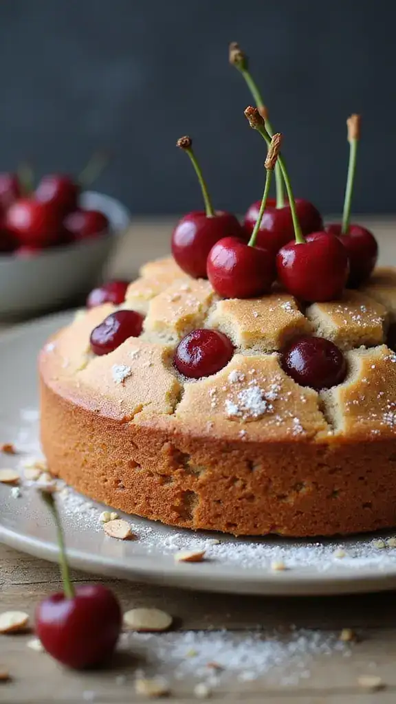 14 Unique Cherry Cake Variations That Will Blow Your Mind! - 14. Cherry Almond Flour Cake (Gluten-Free)