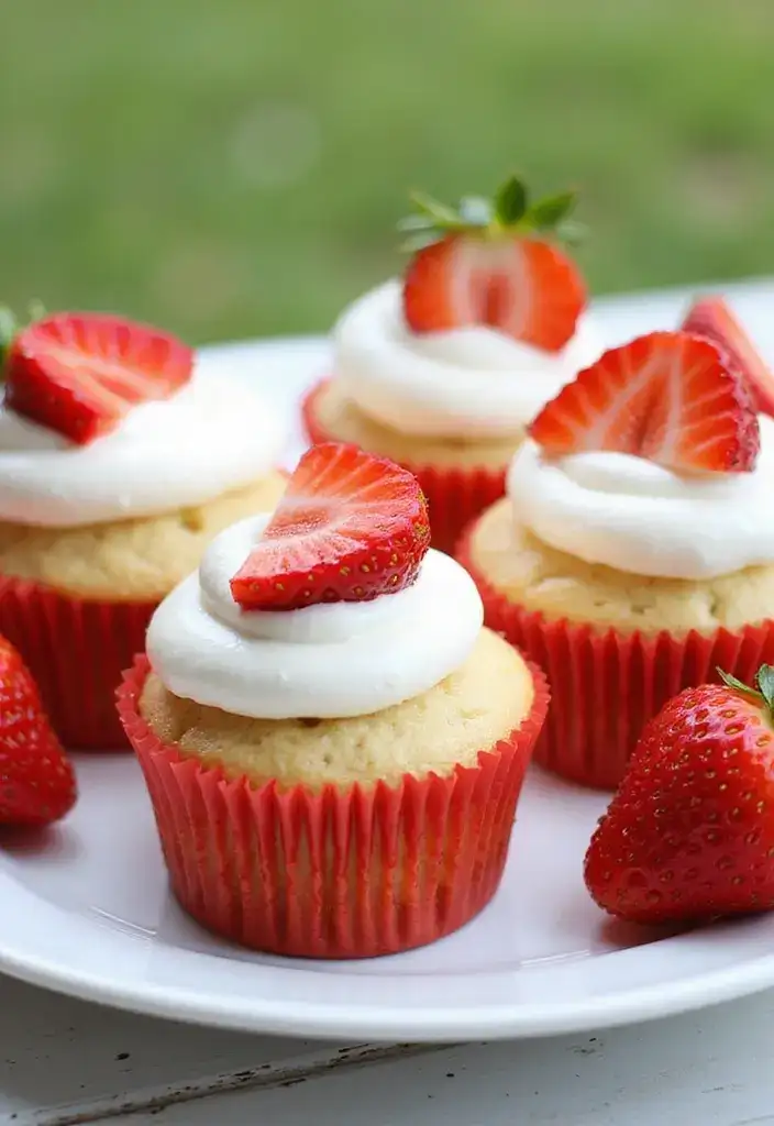 15 Delectable Strawberry Shortcake Variations You Can't Miss This Summer! - 3. Strawberry Shortcake Cupcakes