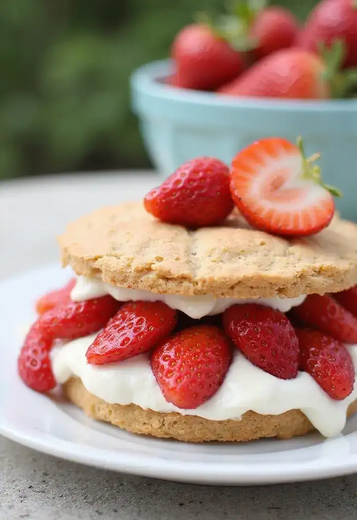 15 Delectable Strawberry Shortcake Variations You Can't Miss This Summer! - 4. No-Bake Strawberry Shortcake