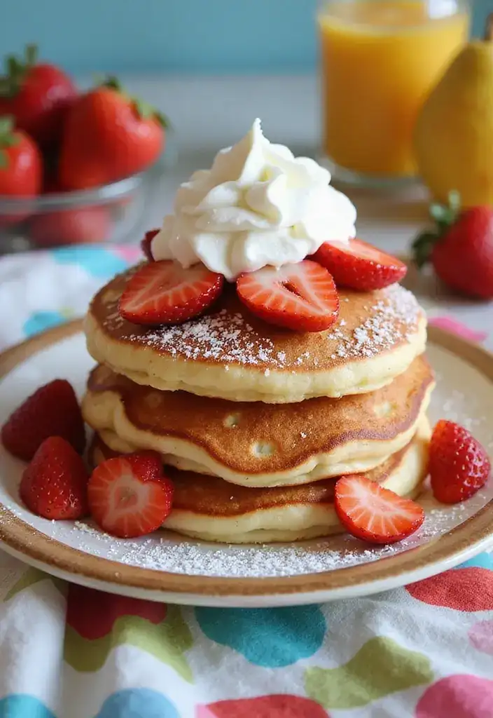 15 Delectable Strawberry Shortcake Variations You Can't Miss This Summer! - 6. Strawberry Shortcake Pancakes