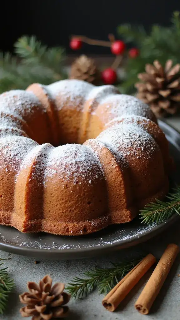 15 Festive Oreo Cake Ideas That Will Brighten Up Your Holiday Table! - 3. Gingerbread Oreo Bundt Cake
