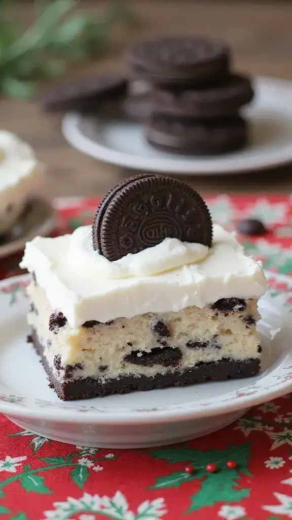 15 Festive Oreo Cake Ideas That Will Brighten Up Your Holiday Table! - 9. Oreo Pudding Cake