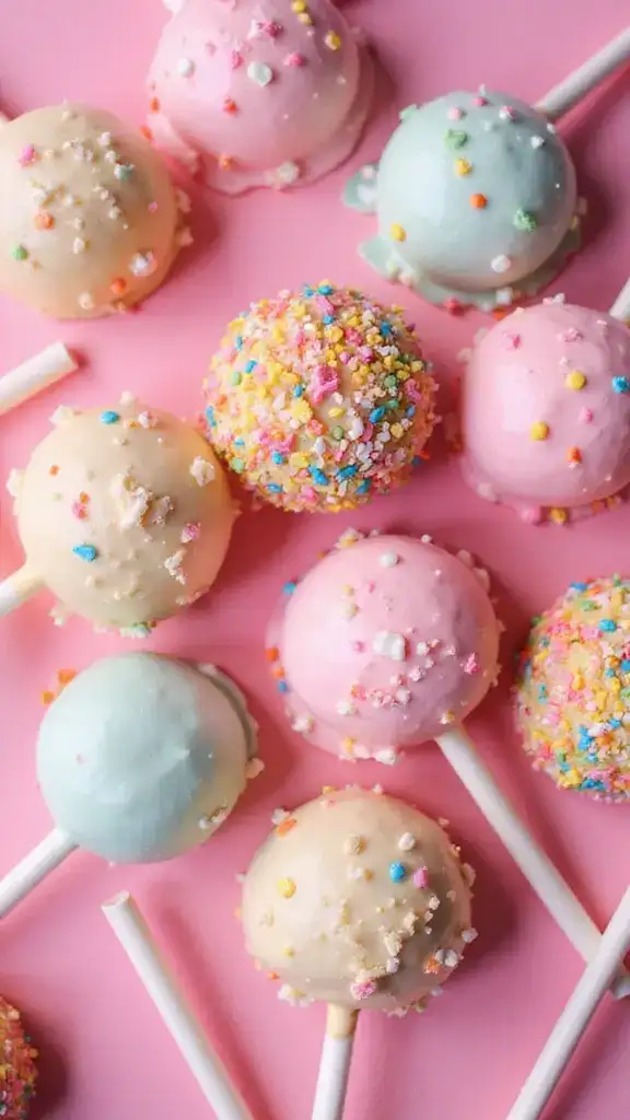 18 Creative Cake Pop Decorating Ideas That’ll Make You Say 'Wow!' - 17. Candy Coated Bliss
