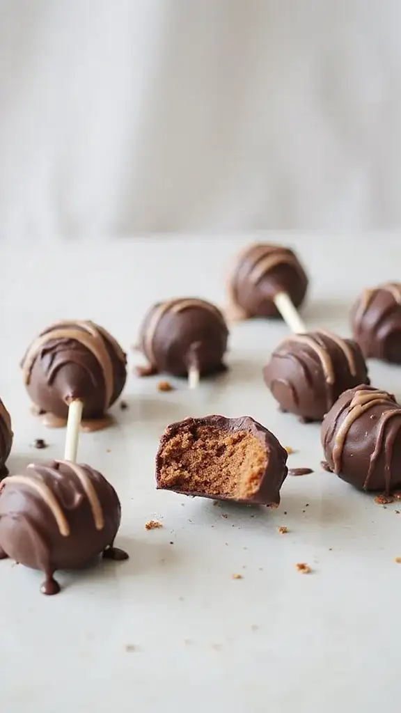 18 Creative Cake Pop Decorating Ideas That’ll Make You Say 'Wow!' - 2. Chocolate Dipped Elegance