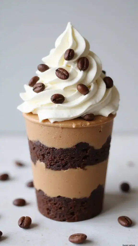 18 Stunning Layered Ice Cream Cakes That Are Almost Too Pretty to Eat (#6 Is a Showstopper!) - 9. Coffee Lovers’ Delight