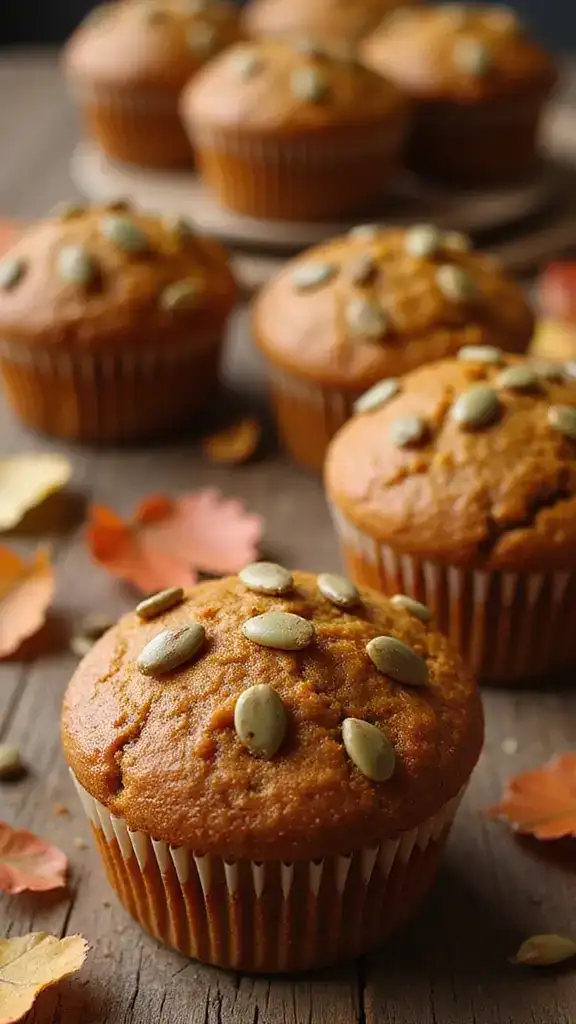 20 Seasonal Pumpkin Cake Recipes That Capture the Essence of Autumn (You Can't Miss #4!) - 17. Pumpkin Muffins