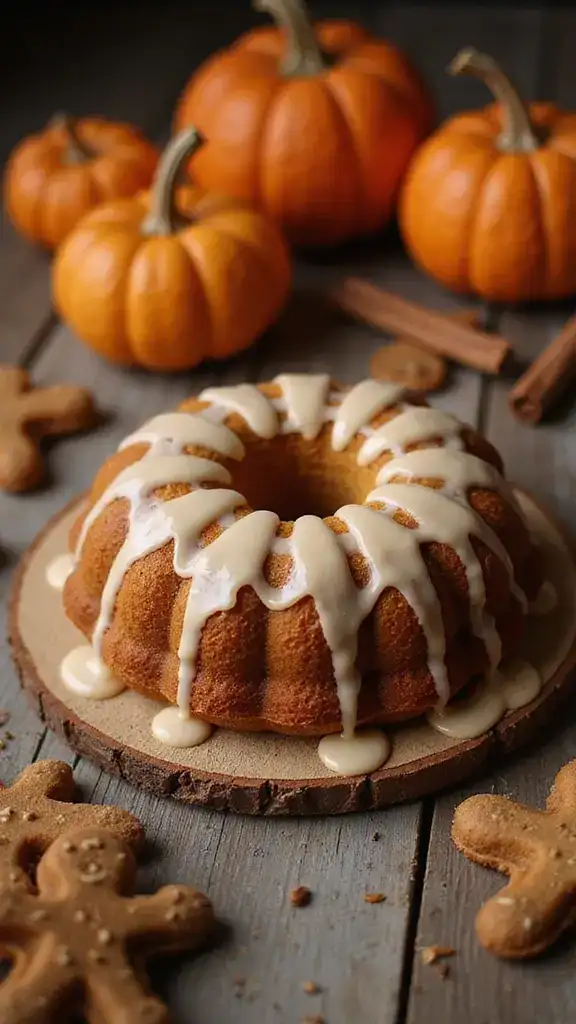 20 Seasonal Pumpkin Cake Recipes That Capture the Essence of Autumn (You Can't Miss #4!) - 6. Pumpkin Gingerbread Cake