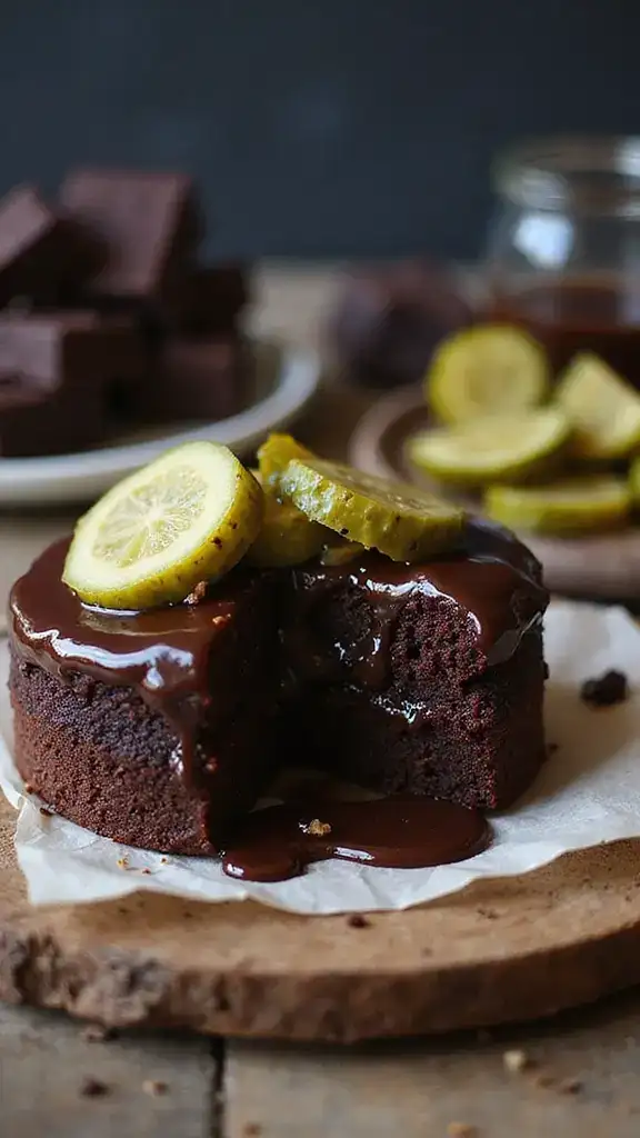 Taste the Unusual: 10 Gourmet Pickle Cakes to Impress Your Guests! - 6. Chocolate Pickle Cake