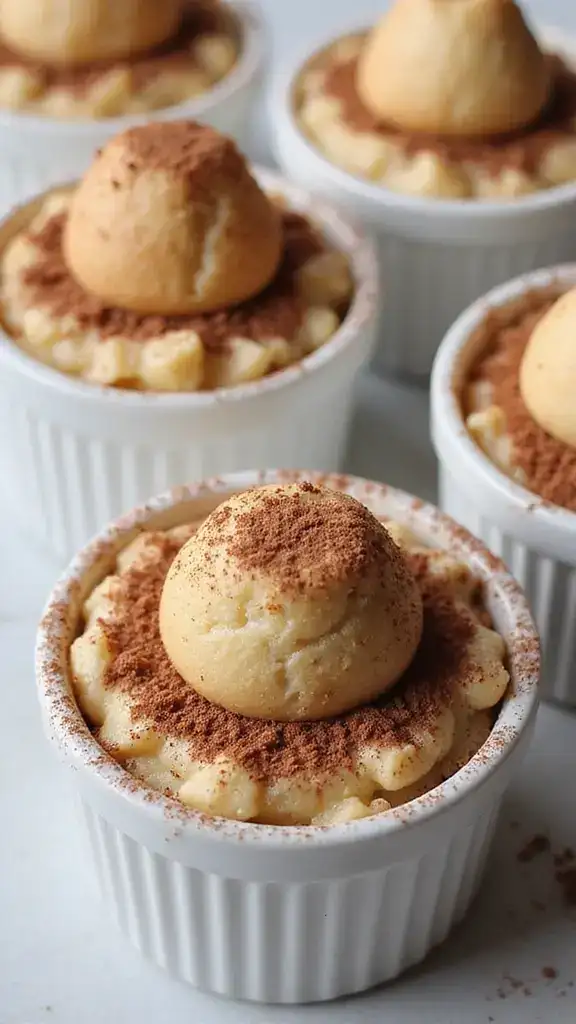 8 Adorable Mini Tiramisu Cakes That Are Perfect for Any Party (You’ll Love #3!) - 6. Mini Tiramisu Cheesecakes