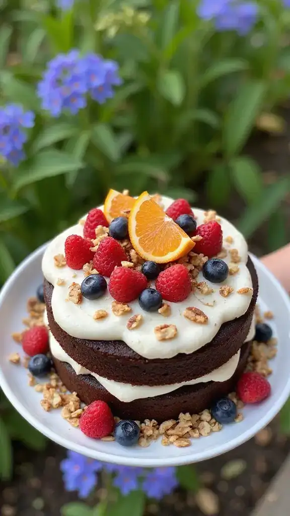 8 Creative Twists on Classic German Chocolate Cake That Will Wow Your Taste Buds! - 8. Citrus Berry German Chocolate Cake