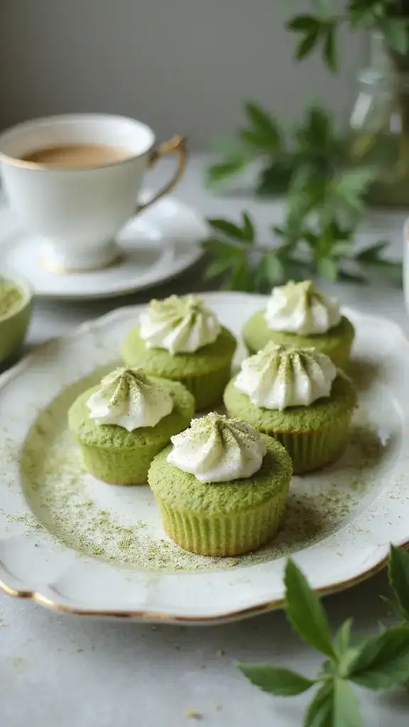 8 Mini Pound Cakes That Are Just Too Cute to Eat (But You Will!) - 8. Matcha Green Tea Mini Pound Cake