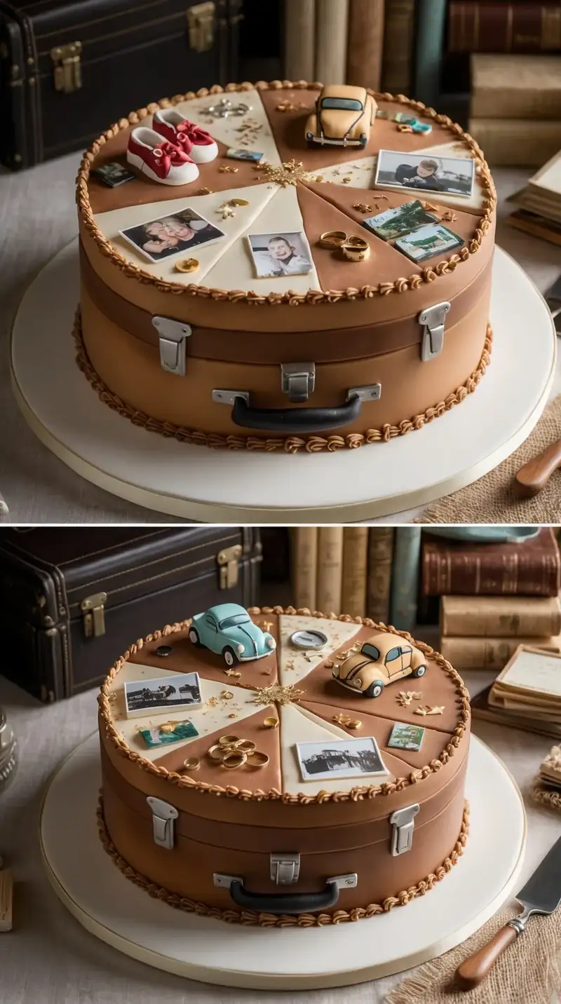 80 Years of Memories Cake