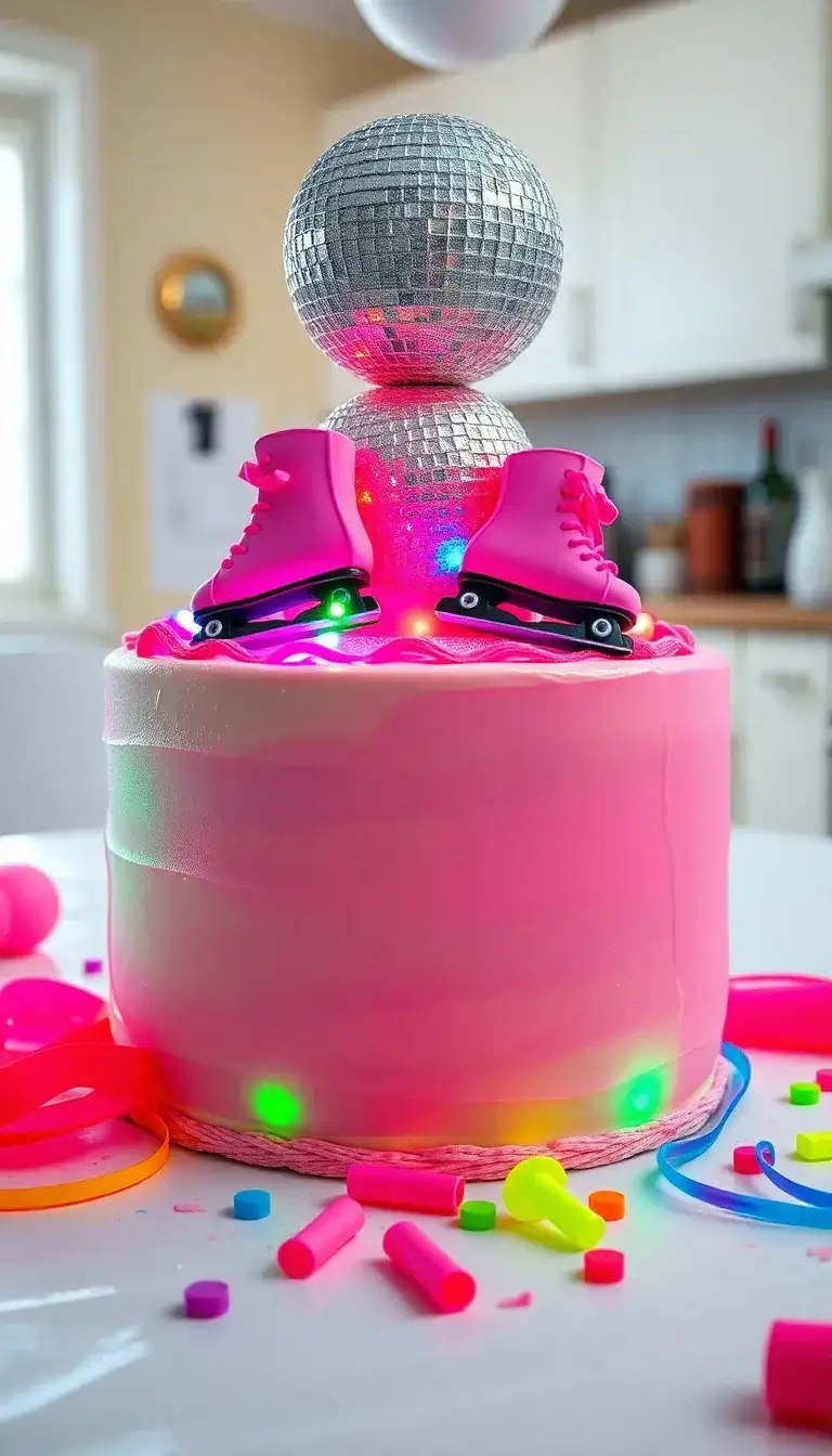 80’s Roller Disco Cake1.webp