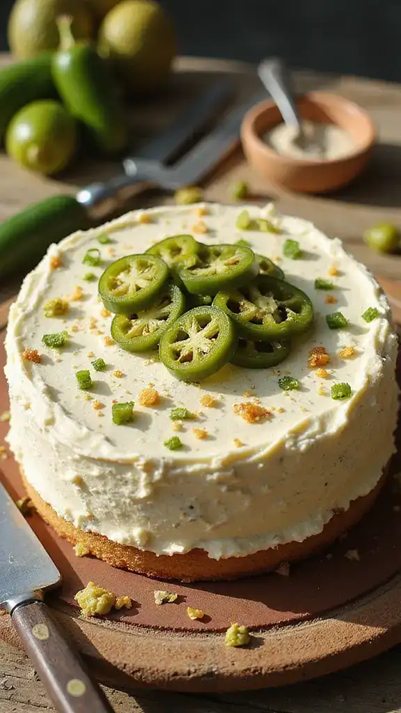 Taste the Unusual: 10 Gourmet Pickle Cakes to Impress Your Guests! - 2. Spicy Jalapeño Pickle Cake
