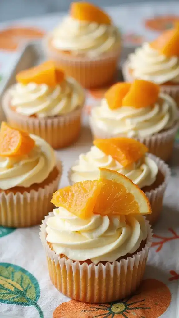 9 Quick and Simple Mandarin Orange Cake Recipes for Busy Bakers! - 3. Mandarin Orange Cupcakes
