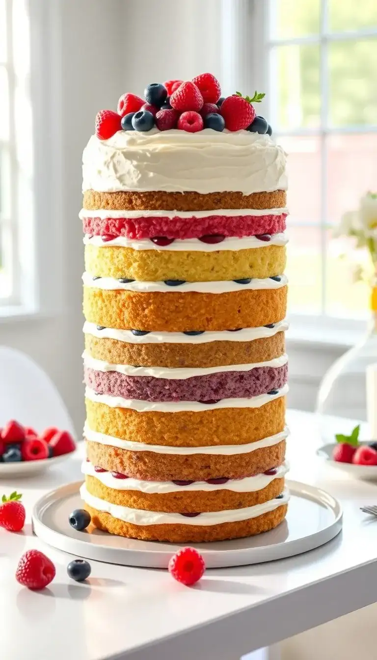 berry burst layer cake