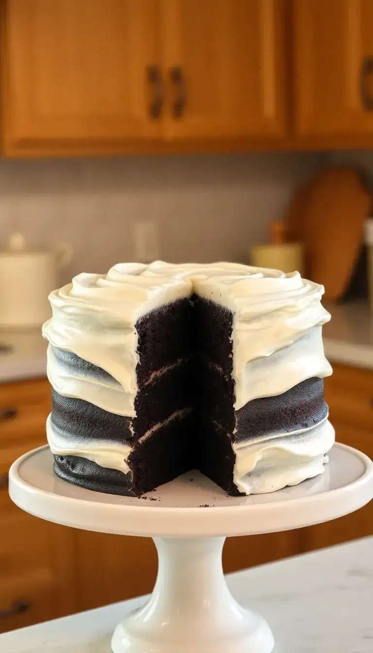 Black Velvet Cake with White Cream Cheese Frosting1.webp