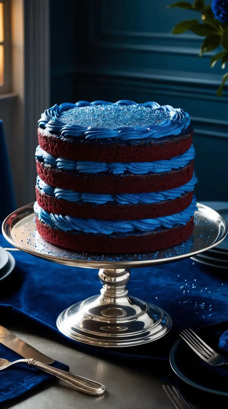 blue velvet cake