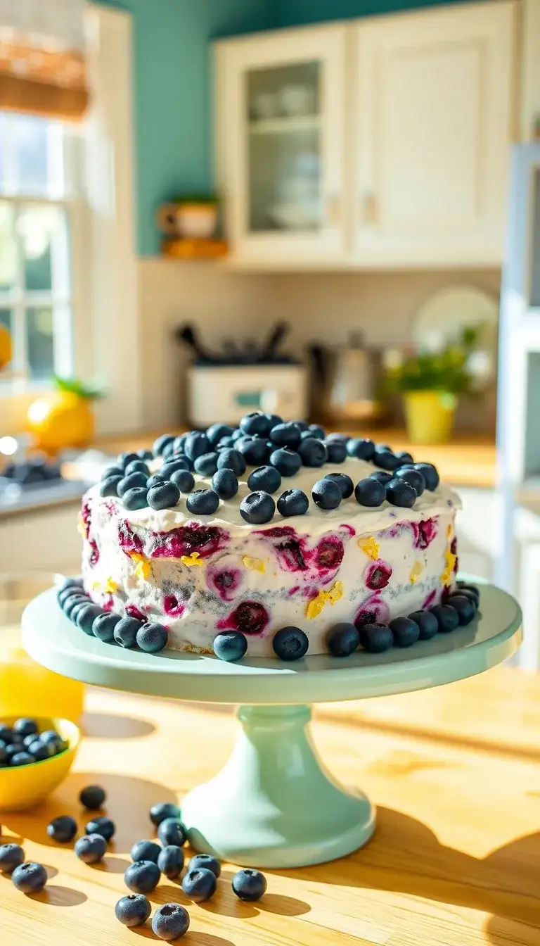 blueberry lemonade cake
