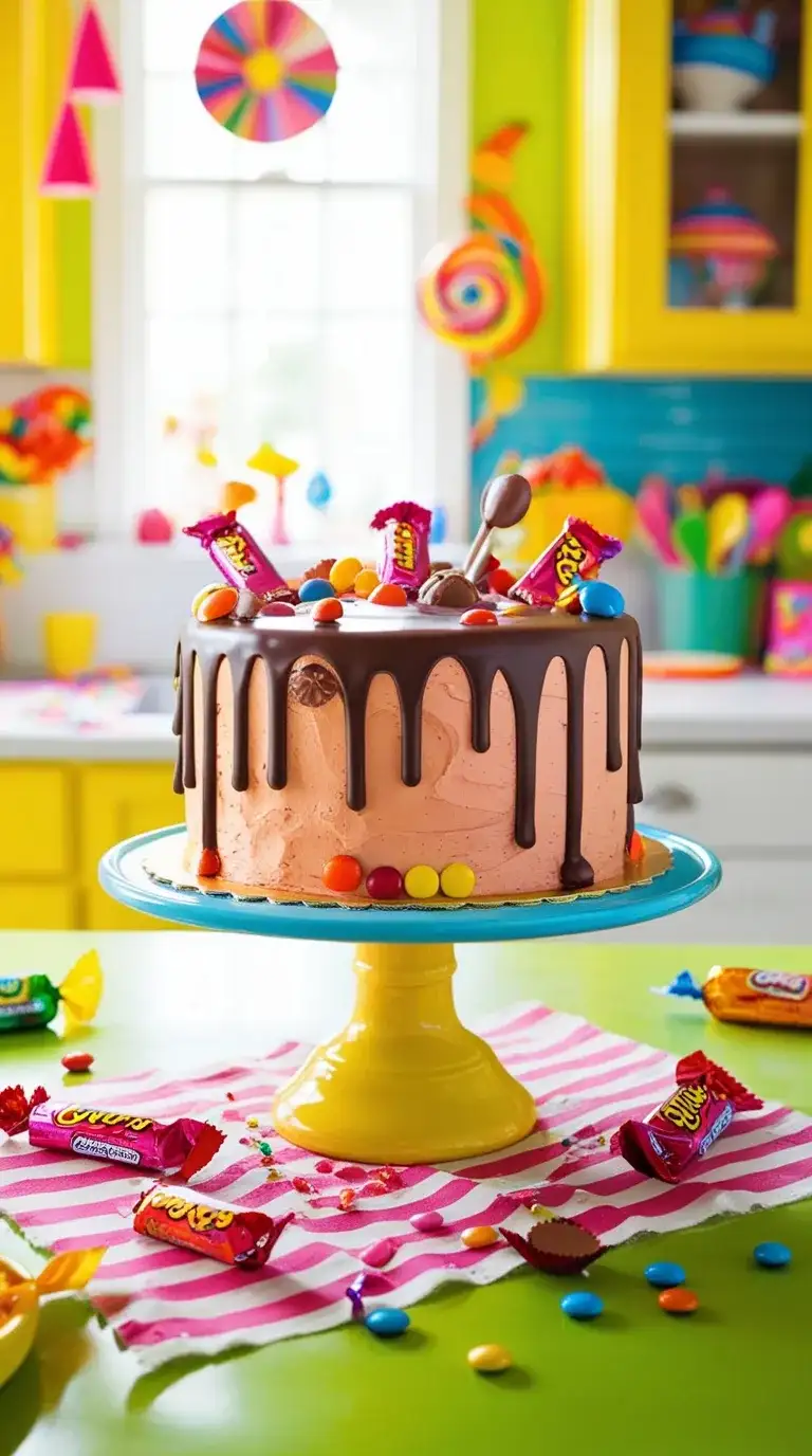 candy bar cake