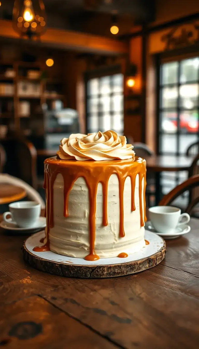 caramel macchiato cake