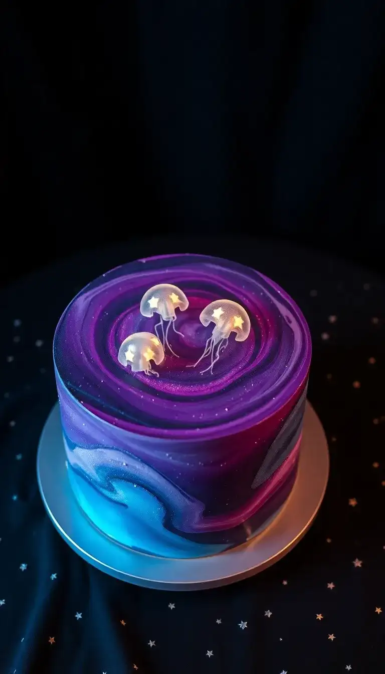 Celestial Galaxy Jellyfish Cake1.webp
