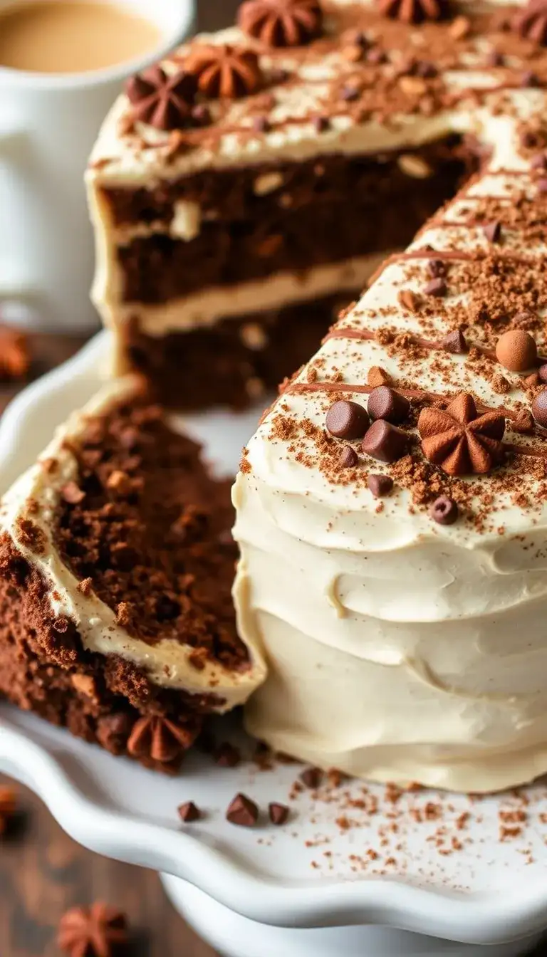 chocolate chai spice cake