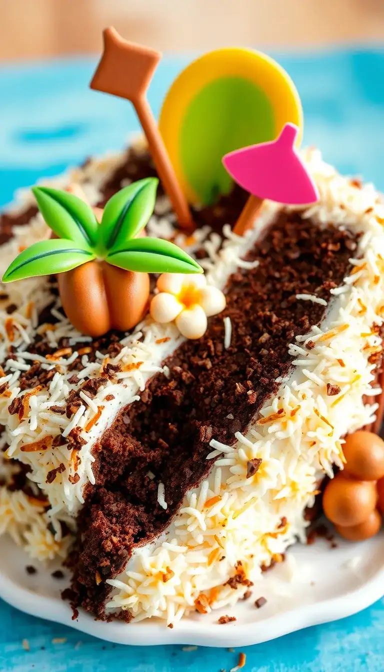 chocolate coconut paradise cake