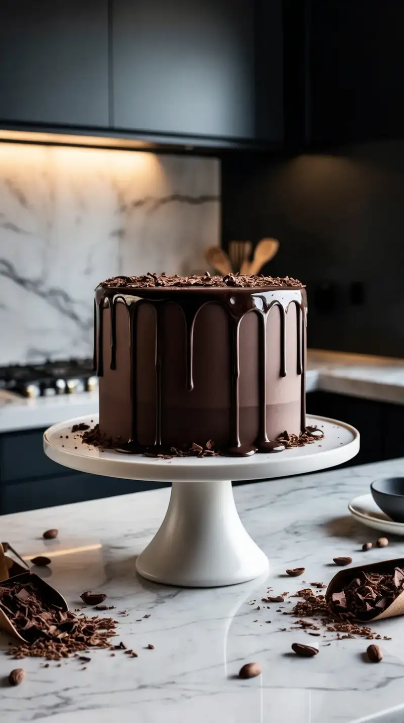 Chocolate Ganache Drip Cake