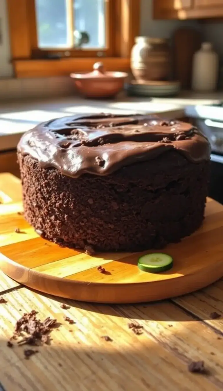 chocolate zucchini summer cake